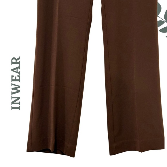 InWear Copenhagen Brown bootcut Trousers – NWT Size: 6 Euro 38 - Picture 6 of 9